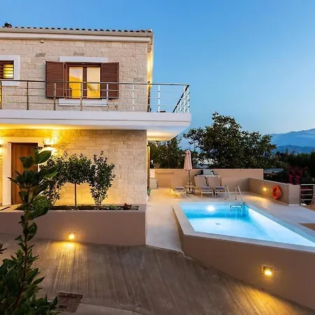 Upper View 2, With Private Pool * Chania (Crete)
